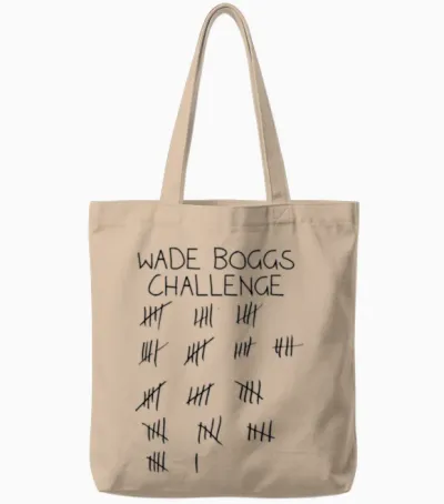 Wade Boggs Challenge Always Sunny Tote Bags - Natural