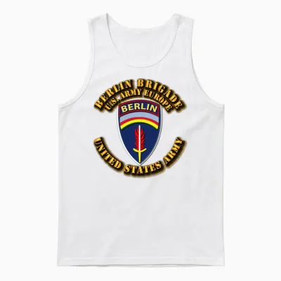 Berlin Brigade Unisex Tank Top - White