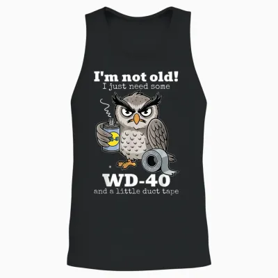 I'm Not Old I Just Need Some and a Little Turtle Tape Eule Unisex Tank Top - Black