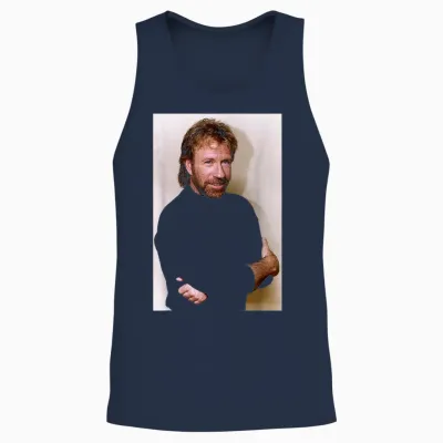 Chuck Norris Walker Texas Ranger Schauspieler & Kampfsport-Experte Unisex Tank Top - Navy