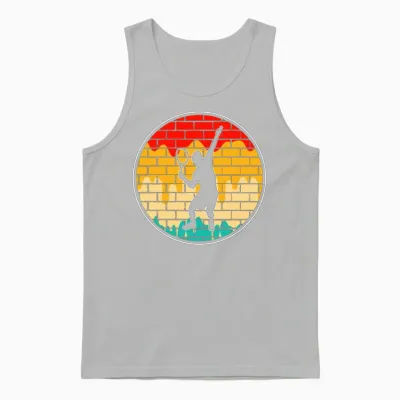 Tennis Retro Unisex Tank Top - Ash