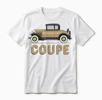 Coupe Stone Brown Unisex T-Shirt - White