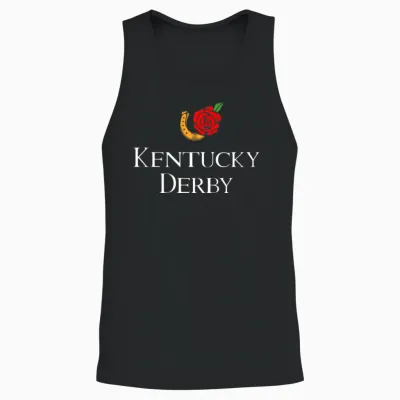 Kentucky Derby Unisex Tank Top - Black
