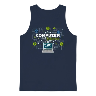 Computer Science Unisex Tank Top - Navy