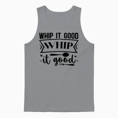 Whip It Good Whip It Good Unisex Tank Top - Sport Grey