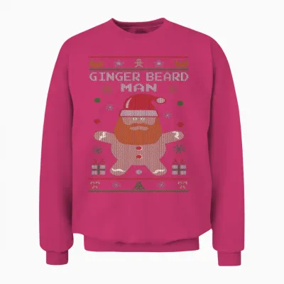Ginger Beard Man Unisex Sweatshirt - Heliconia