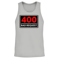 400 Bad Request in Red, Greyish White and Black Unisex Tank Top - Ash – 2