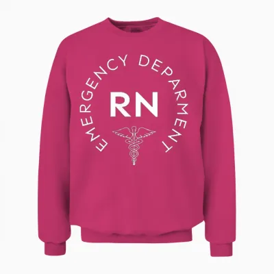 Er Nurse Emergency Department Registered Nurses Week Unisex Sweatshirt - Heliconia