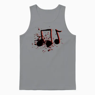 Pop Graphic Art Unisex Tank Top - Sport Grey