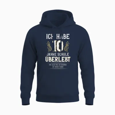 Schulabschluss Realschule Schule 2026 Unisex Hoodie - Navy