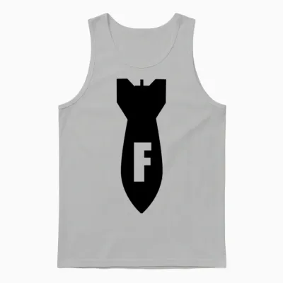 F-Bomb Unisex Tank Top - Ash