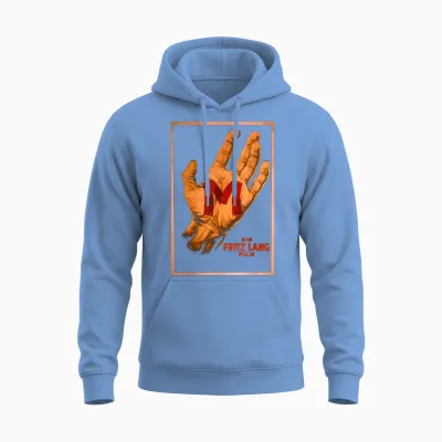 M - Eine Stadt Sucht Ihren Mörder Stummfilm Klassiker Unisex Hoodie - Carolina Blue