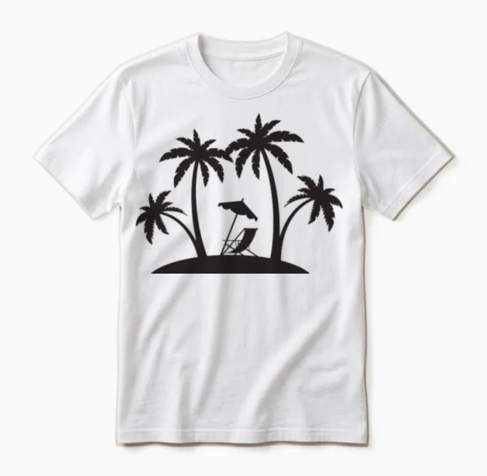Beach Designe Summer & Gift Unisex T-Shirt - White