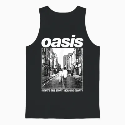 Oasis Amazon Exclusive Wtsmg in Navy Unisex Tank Top - Black