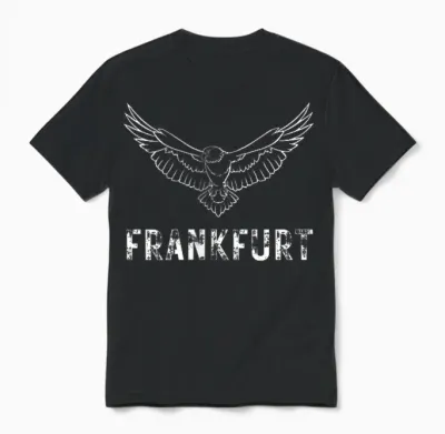 Eagle Supporter Ultras Ffm Frankfurt Unisex T-Shirt - Black