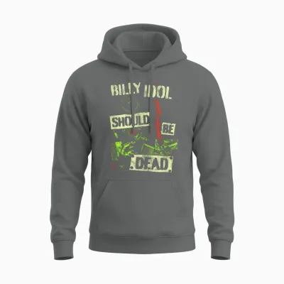 Billy Idol - Documentary Unisex Hoodie - Graphite Heather