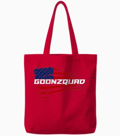 Goonzquad Merch Merchadise Apparel Flag Cool Tote Bags - Red