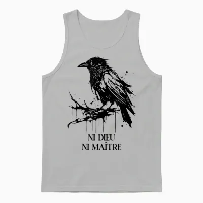 Neither God nor Master | Ni Dieu Ni Maitre Unisex Tank Top - Ash