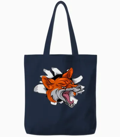 Dog Tote Bags - Navy