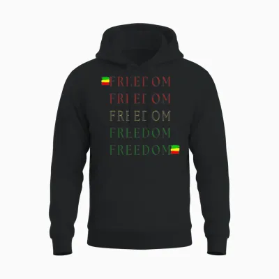 Freedom Art Unisex Hoodie - Black