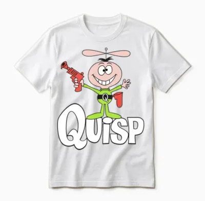 Quisp (original Logo) Unisex T-Shirt - White
