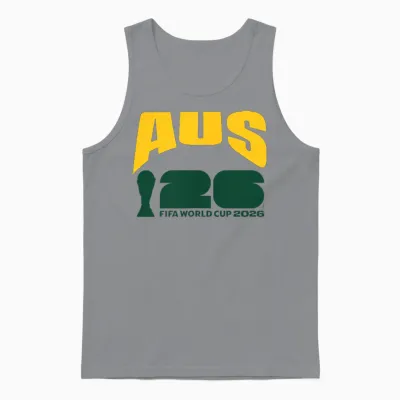 Fifa World Cup26 Australia Ball in Goal Unisex Tank Top - Sport Grey