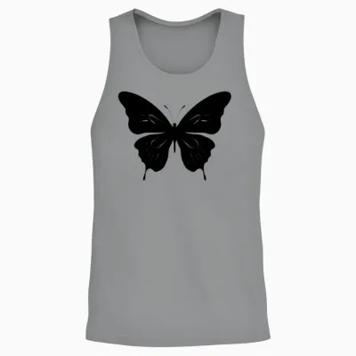 Butterfly Unisex Tank Top - Sport Grey
