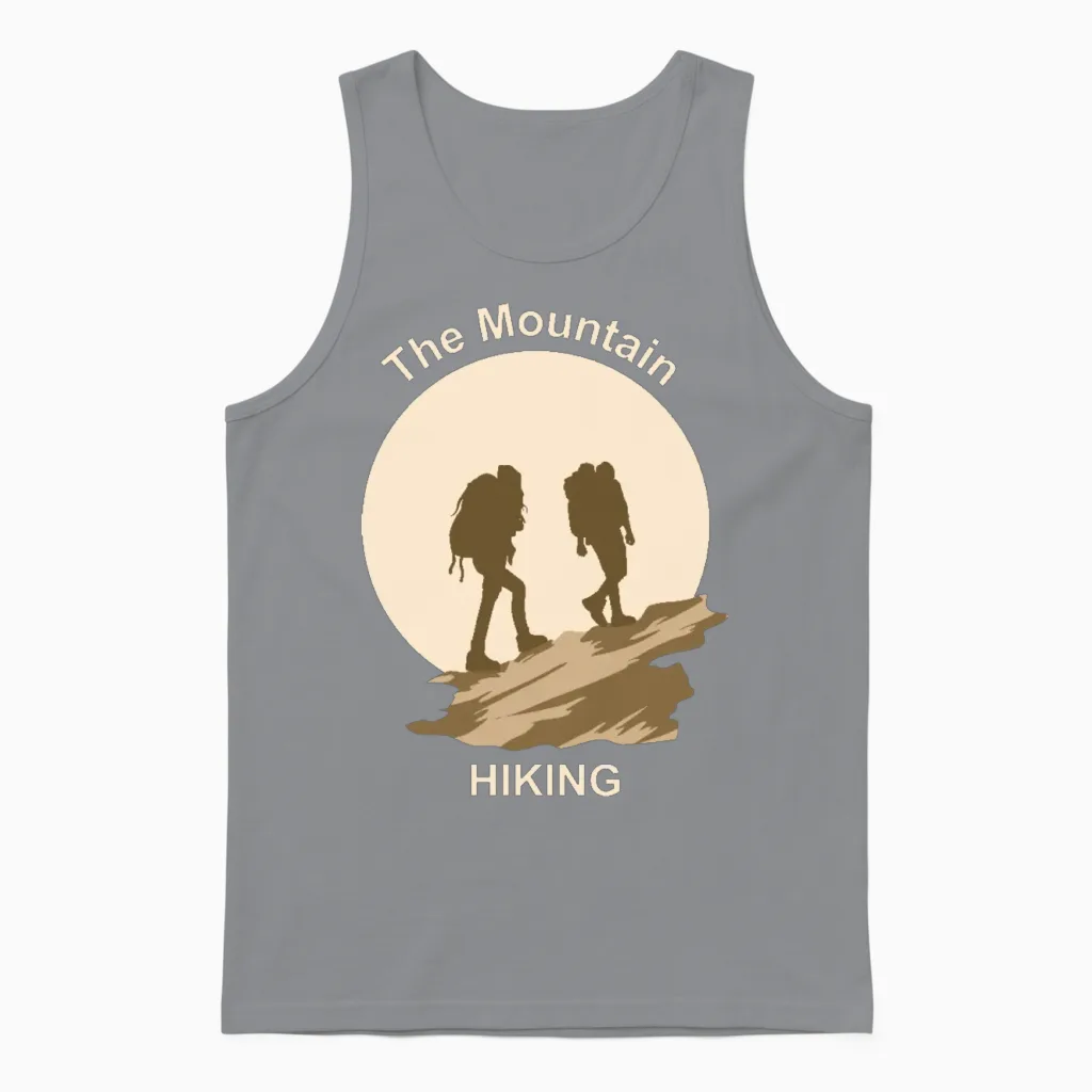 The Mountan Hiking & Outdoors Unisex Tank Top in Sport Grey