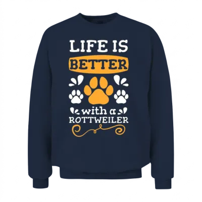 Fighting Dog Dog Lover Mistress Puppy Unisex Sweatshirt - Navy
