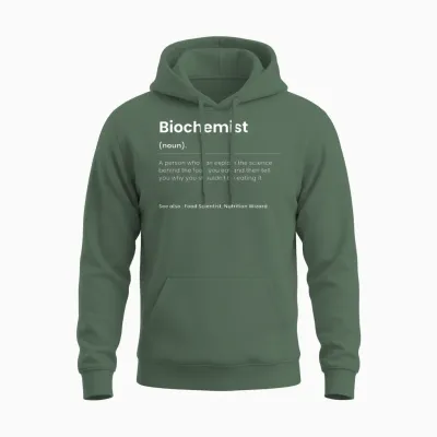 Funny Biochemist Unisex Hoodie - Military Green