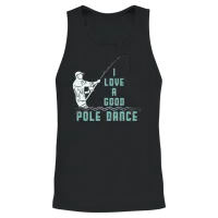 I Love a Good Pole Dance Angel Unisex Tank Top - Black – 2