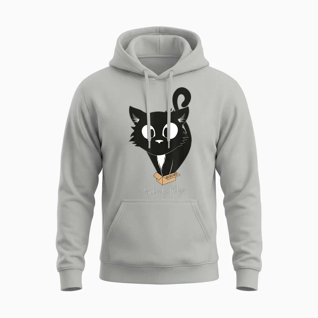 Ralf Schmitz - Hildegard Cat Unisex Hoodie in Ash