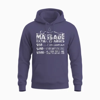 Therapy Massage Muscle Massage Therapist Unisex Hoodie - Heather Sport Dark Navy