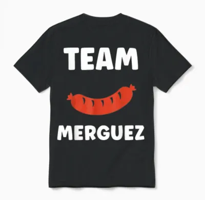 Humour Saucisse Barbecue Team Merguez Unisex T-Shirt - Black