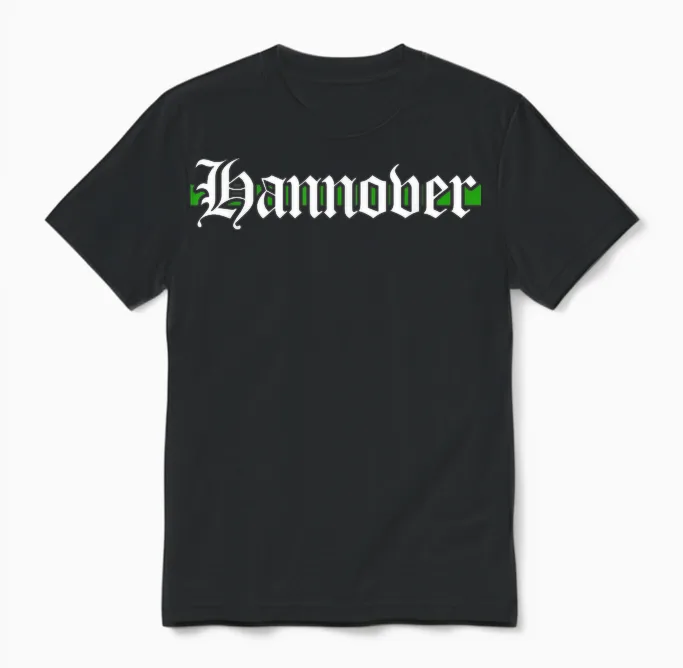 Hannover Geschenk Herren Damen Hannoveraner Hooligan Ultras Unisex T-Shirt in Black