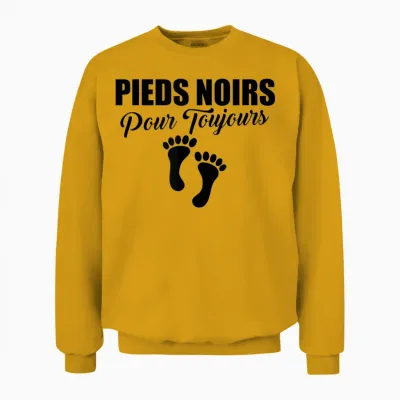 Gift Idea Original Grandpa Granny Black Feet T-Shirt, White, S Unisex Sweatshirt - Gold