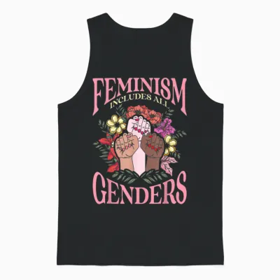 Feminismus Beinhaltet Alle Geschlechter Feminismus Feminist Justice Unisex Tank Top - Black