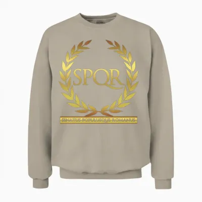 Spqr Unisex Sweatshirt - Sand