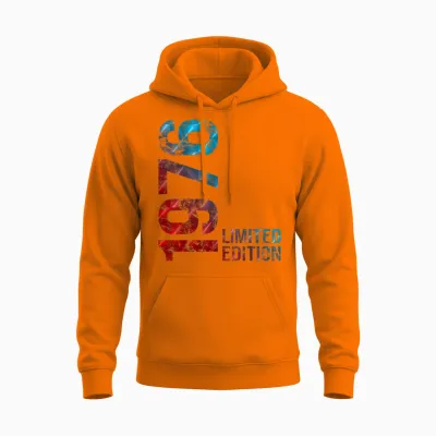 50th Birthday Man Woman 50 Years 1976 Unisex Hoodie - Safety Orange