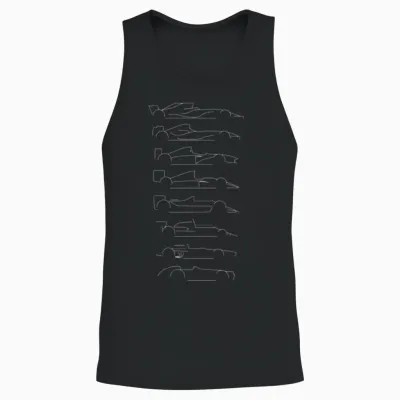 F1 Decades Unisex Tank Top - Black
