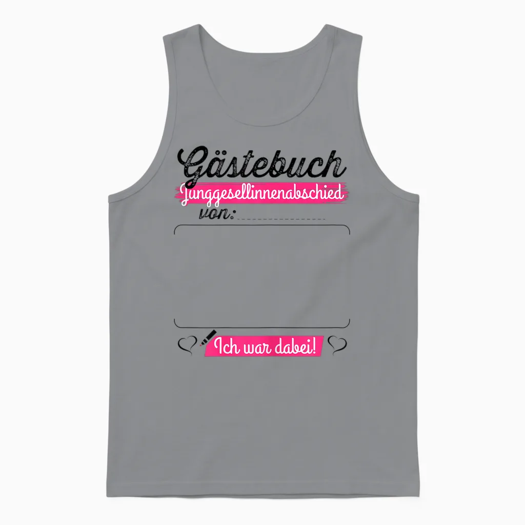 Jga T-Shirt Frauen Poltern Braut Junggesellenabschied Frauen Unisex Tank Top in Sport Grey