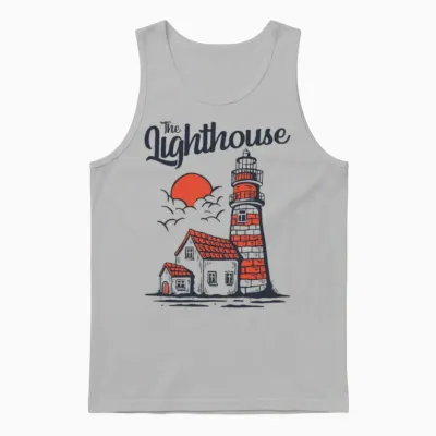 The Lighthouse Unisex Tank Top - Ash