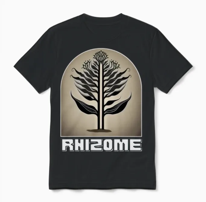 Botanic Bounty Unisex T-Shirt in Black
