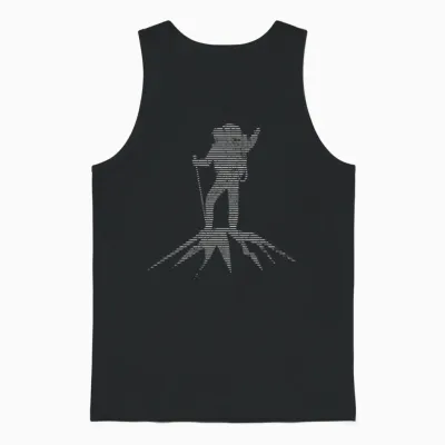 Hiking Unisex Tank Top - Black