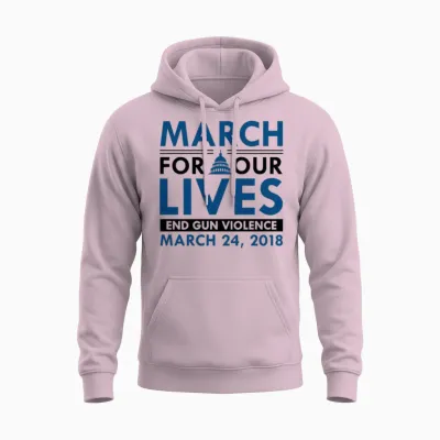 March for Our Lives Unisex Hoodie - Light Pink