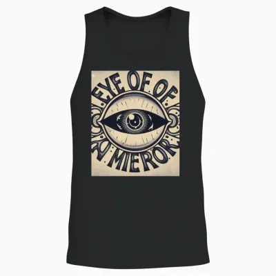 Eye Unisex Tank Top - Black