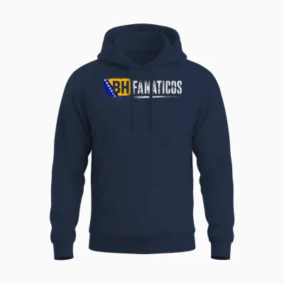 Bhfanaticos Bosnien Bosna Hercegowina Fan Culture Design Unisex Hoodie - Navy