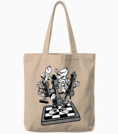 Schach-T-Shirt, Schach Kinder, Schachliebhaber, Schach Für Kinder Tote Bags - Natural