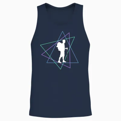 Hiking Unisex Tank Top - Navy