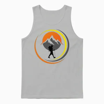 Hiking Unisex Tank Top - Ash